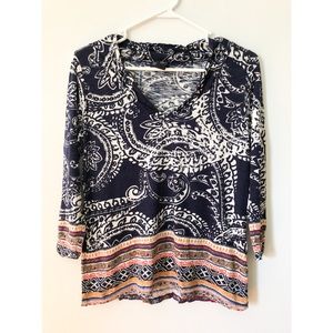 Lucky Brand Printed Top
